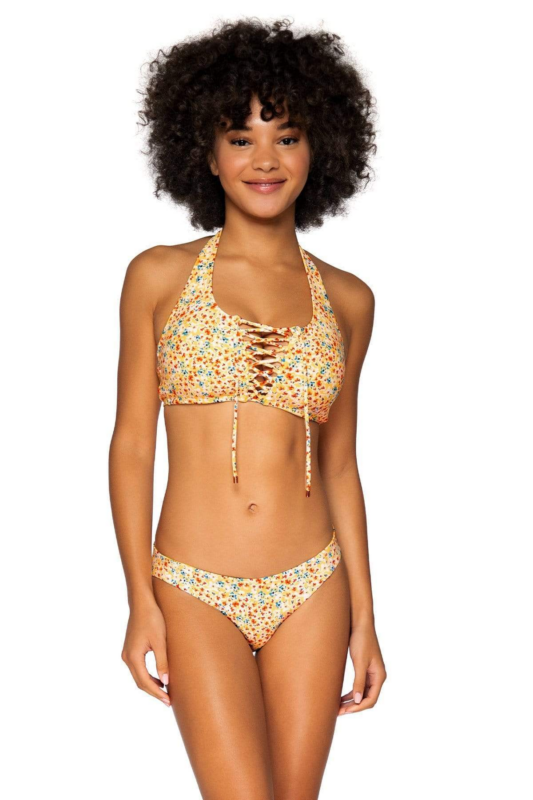 Bikini Bottom Ellie Tab Side Ribbed Fabric Bathing Suit 2 - Unicasport image 4 - Unicasport